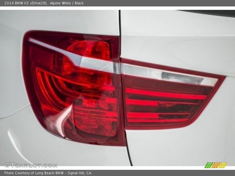 Alpine White / Black 2014 BMW X3 xDrive28i