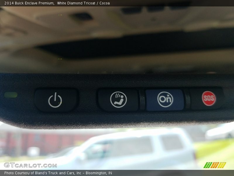 White Diamond Tricoat / Cocoa 2014 Buick Enclave Premium