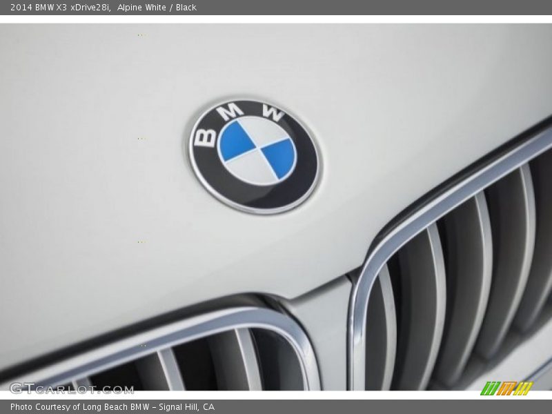 Alpine White / Black 2014 BMW X3 xDrive28i