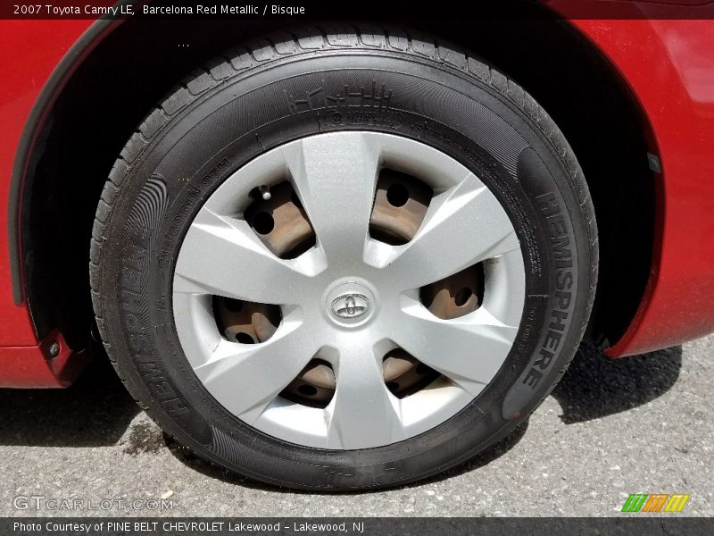 Barcelona Red Metallic / Bisque 2007 Toyota Camry LE