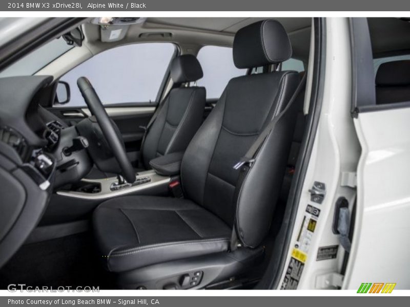 Alpine White / Black 2014 BMW X3 xDrive28i