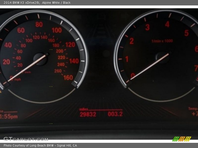 Alpine White / Black 2014 BMW X3 xDrive28i