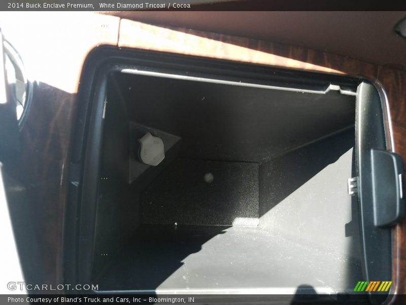 White Diamond Tricoat / Cocoa 2014 Buick Enclave Premium
