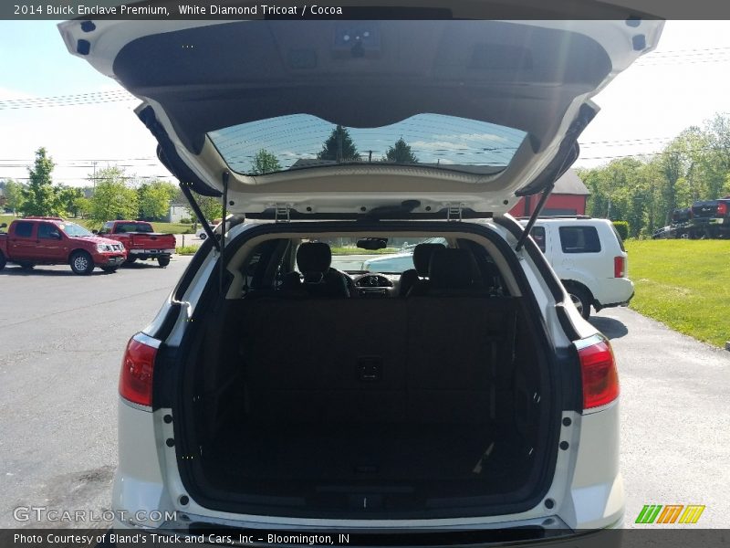White Diamond Tricoat / Cocoa 2014 Buick Enclave Premium