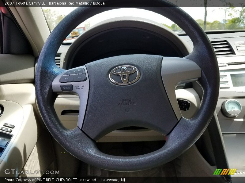 Barcelona Red Metallic / Bisque 2007 Toyota Camry LE