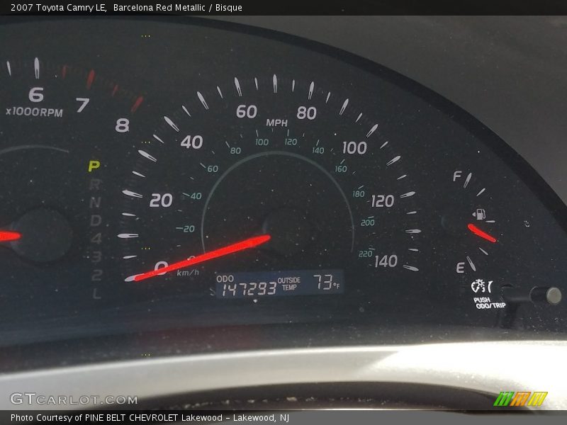 Barcelona Red Metallic / Bisque 2007 Toyota Camry LE