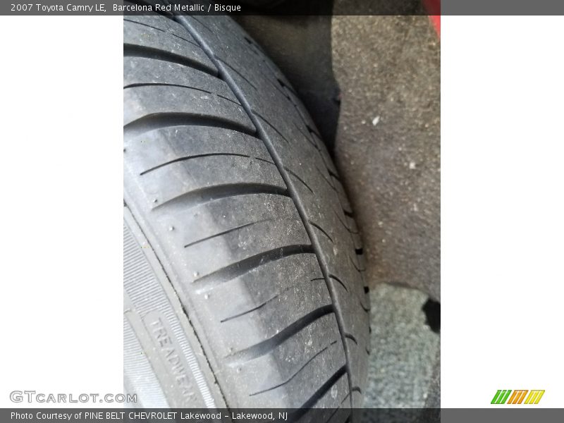 Barcelona Red Metallic / Bisque 2007 Toyota Camry LE