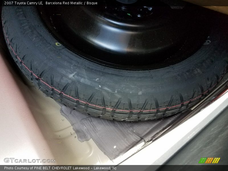 Barcelona Red Metallic / Bisque 2007 Toyota Camry LE