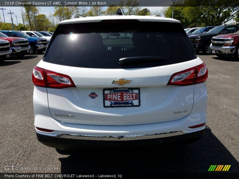 Summit White / Jet Black 2018 Chevrolet Equinox LT AWD
