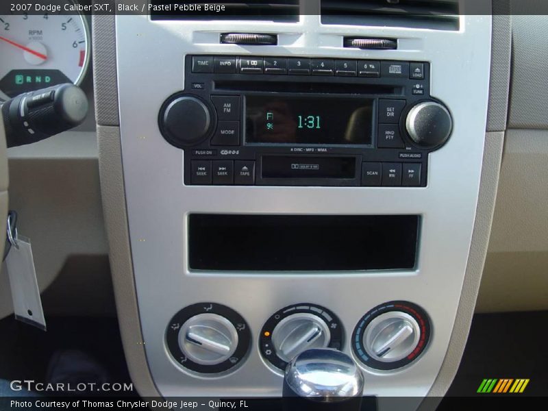 Black / Pastel Pebble Beige 2007 Dodge Caliber SXT