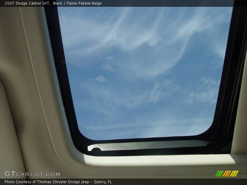 Black / Pastel Pebble Beige 2007 Dodge Caliber SXT