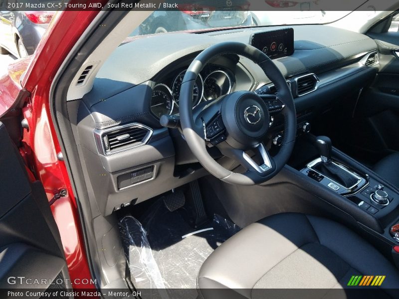 Soul Red Metallic / Black 2017 Mazda CX-5 Touring AWD