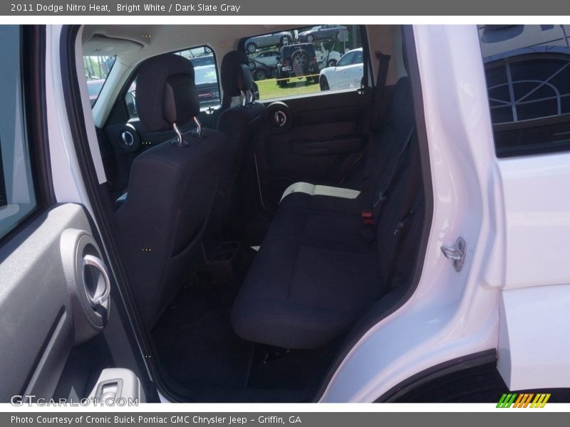 Bright White / Dark Slate Gray 2011 Dodge Nitro Heat