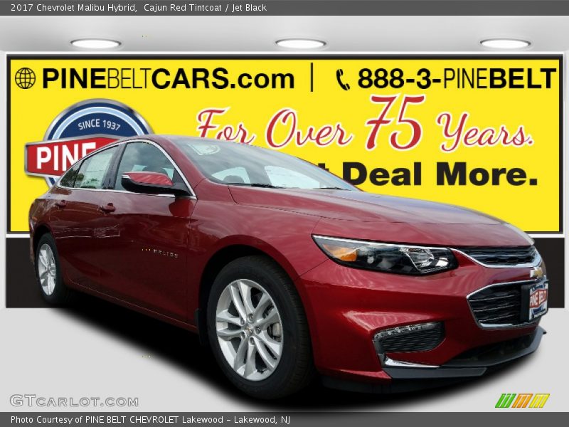 Cajun Red Tintcoat / Jet Black 2017 Chevrolet Malibu Hybrid