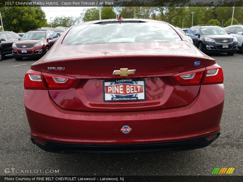 Cajun Red Tintcoat / Jet Black 2017 Chevrolet Malibu Hybrid