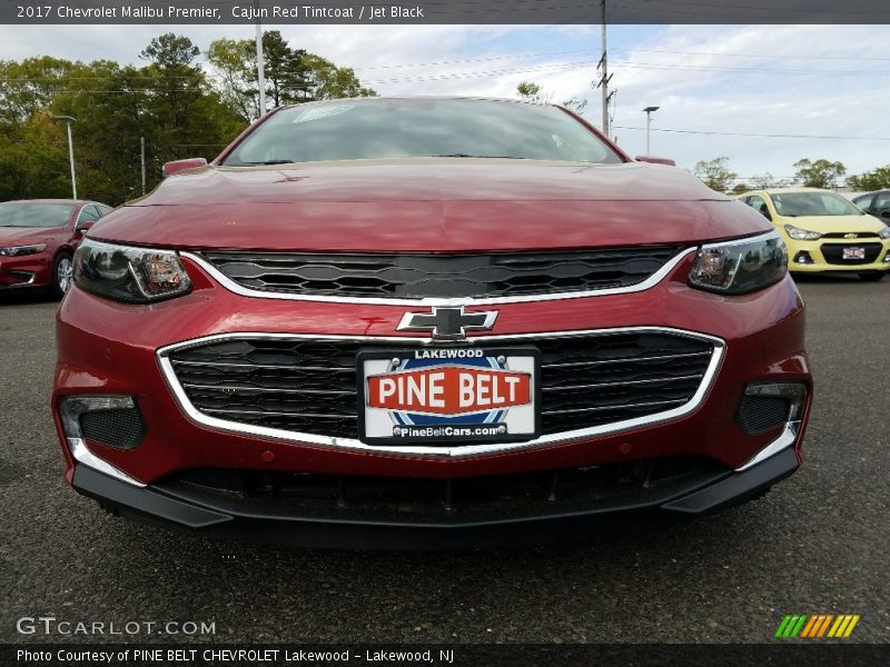Cajun Red Tintcoat / Jet Black 2017 Chevrolet Malibu Premier