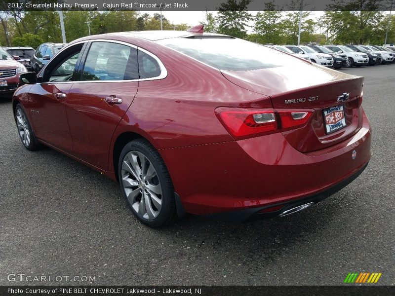 Cajun Red Tintcoat / Jet Black 2017 Chevrolet Malibu Premier