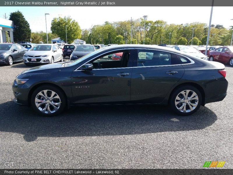 Nightfall Gray Metallic / Jet Black 2017 Chevrolet Malibu Premier