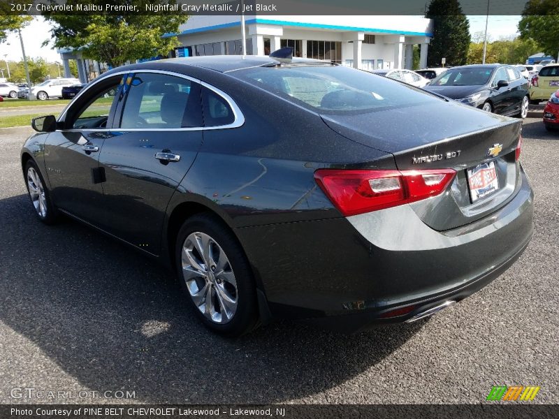 Nightfall Gray Metallic / Jet Black 2017 Chevrolet Malibu Premier