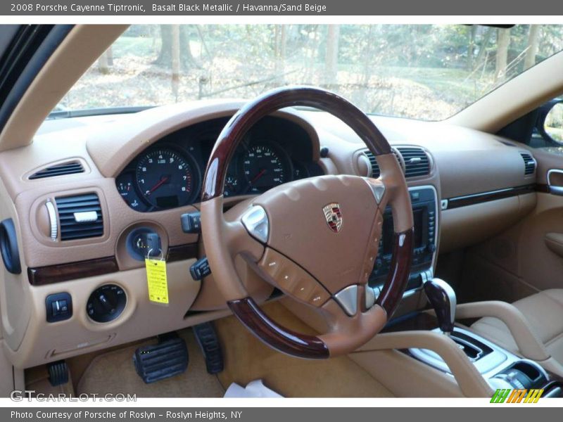 Basalt Black Metallic / Havanna/Sand Beige 2008 Porsche Cayenne Tiptronic
