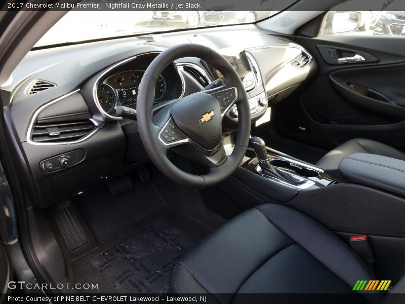 Nightfall Gray Metallic / Jet Black 2017 Chevrolet Malibu Premier