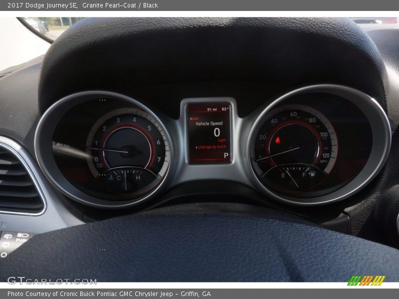 Granite Pearl-Coat / Black 2017 Dodge Journey SE