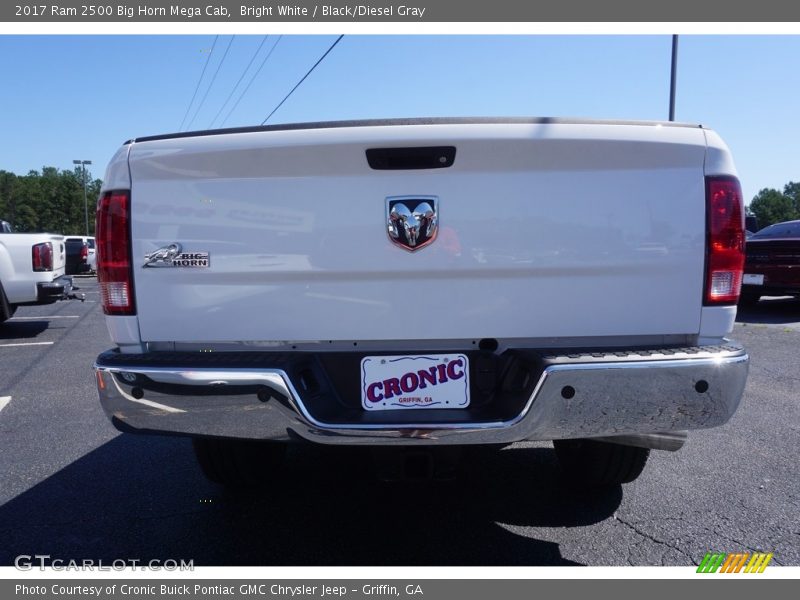 Bright White / Black/Diesel Gray 2017 Ram 2500 Big Horn Mega Cab