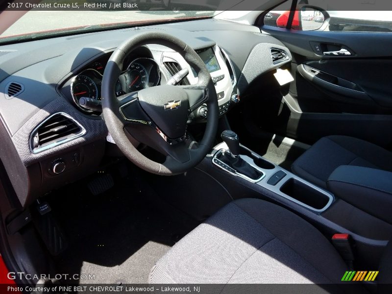 Red Hot / Jet Black 2017 Chevrolet Cruze LS
