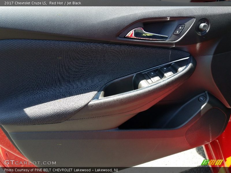 Red Hot / Jet Black 2017 Chevrolet Cruze LS