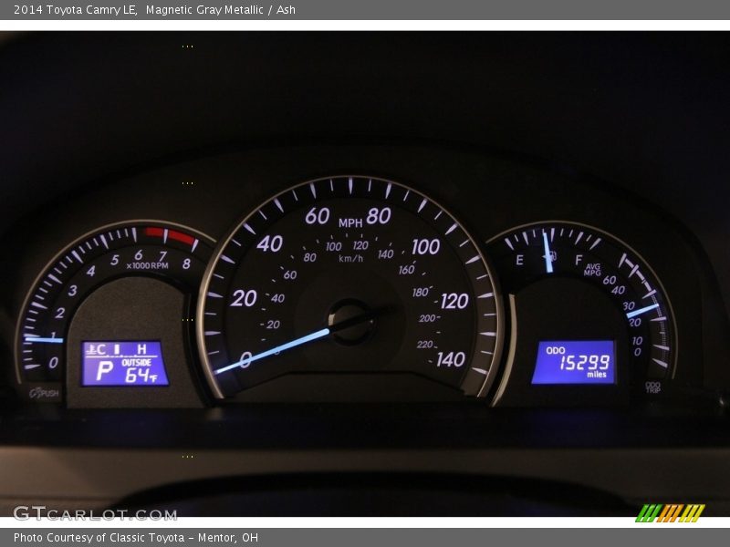 Magnetic Gray Metallic / Ash 2014 Toyota Camry LE