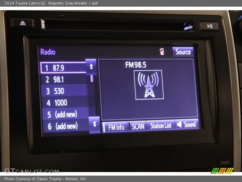 Magnetic Gray Metallic / Ash 2014 Toyota Camry LE