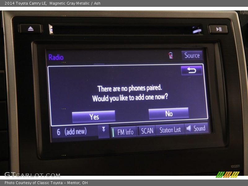 Magnetic Gray Metallic / Ash 2014 Toyota Camry LE