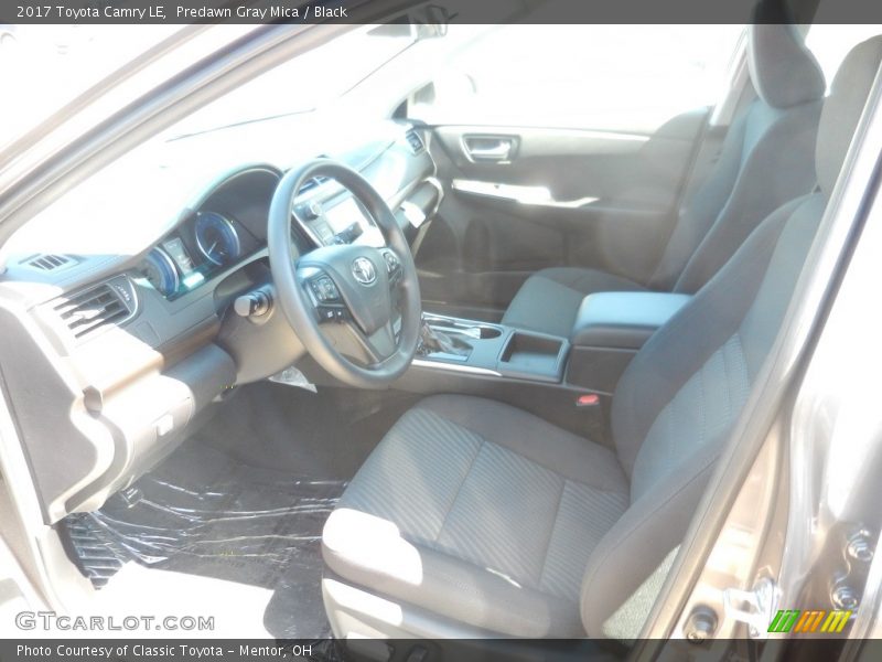 Predawn Gray Mica / Black 2017 Toyota Camry LE