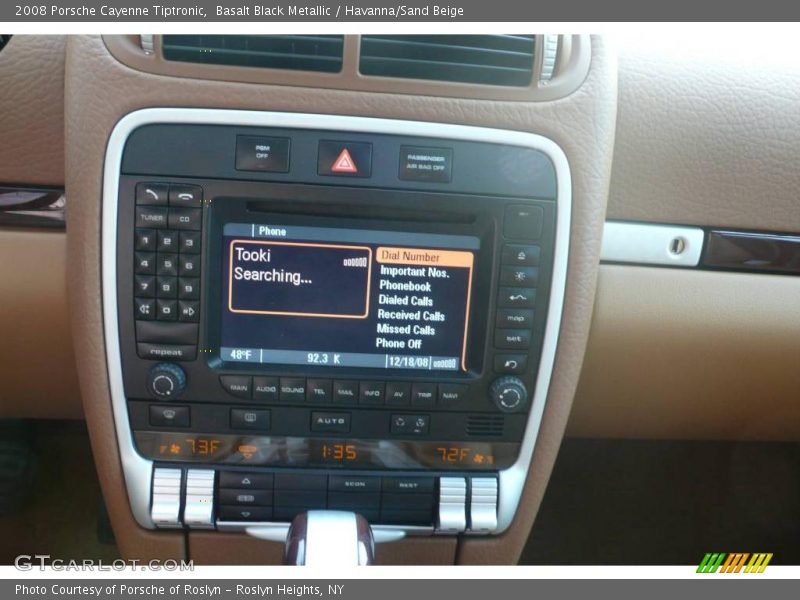 Basalt Black Metallic / Havanna/Sand Beige 2008 Porsche Cayenne Tiptronic