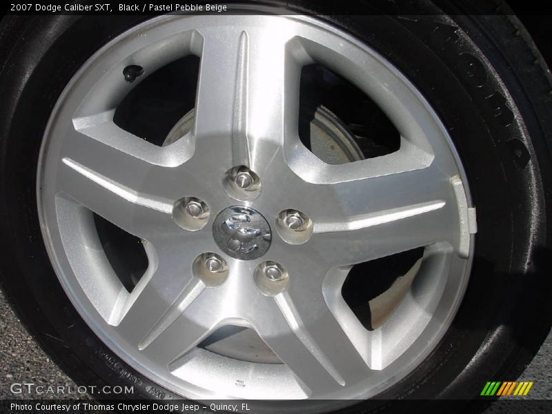Black / Pastel Pebble Beige 2007 Dodge Caliber SXT