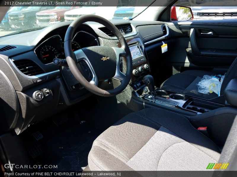 Siren Red Tintcoat / Ebony 2017 Chevrolet Traverse LT