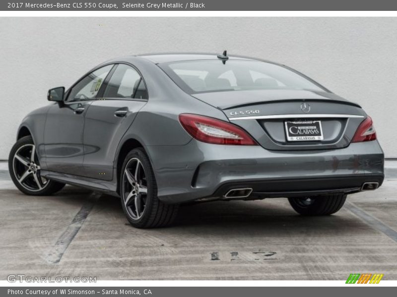 Selenite Grey Metallic / Black 2017 Mercedes-Benz CLS 550 Coupe