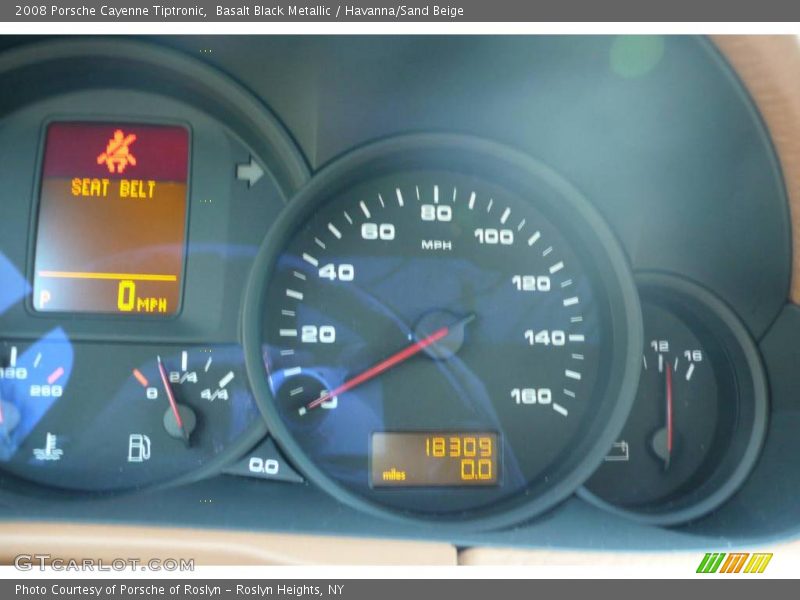 Basalt Black Metallic / Havanna/Sand Beige 2008 Porsche Cayenne Tiptronic