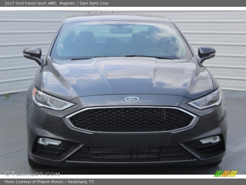 Magnetic / Dark Earth Grey 2017 Ford Fusion Sport AWD