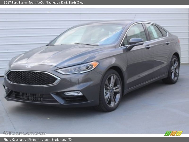 Magnetic / Dark Earth Grey 2017 Ford Fusion Sport AWD