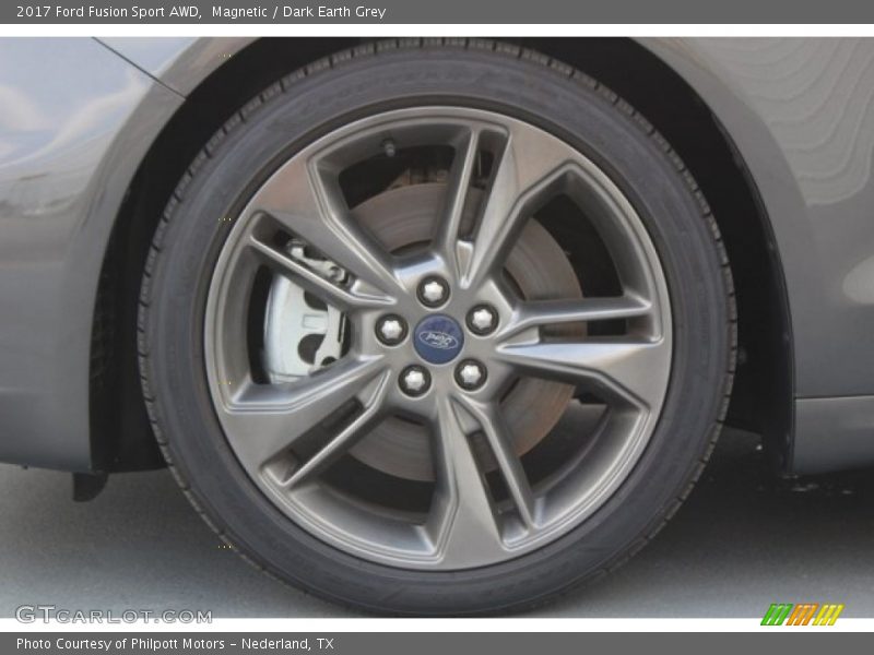 Magnetic / Dark Earth Grey 2017 Ford Fusion Sport AWD
