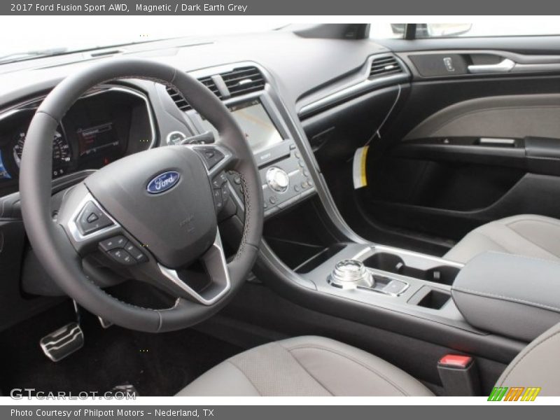 Magnetic / Dark Earth Grey 2017 Ford Fusion Sport AWD