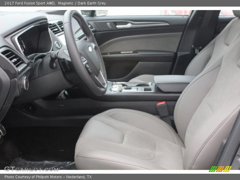 Magnetic / Dark Earth Grey 2017 Ford Fusion Sport AWD
