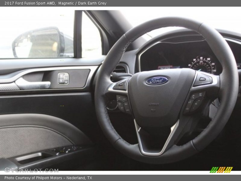Magnetic / Dark Earth Grey 2017 Ford Fusion Sport AWD