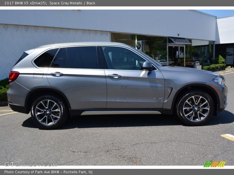 Space Gray Metallic / Black 2017 BMW X5 xDrive35i