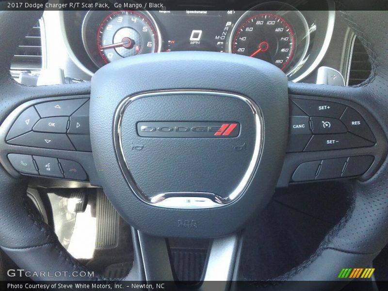 Go Mango / Black 2017 Dodge Charger R/T Scat Pack
