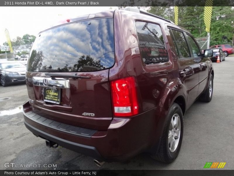 Dark Cherry Pearl / Black 2011 Honda Pilot EX-L 4WD