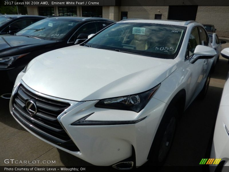 Eminent White Pearl / Creme 2017 Lexus NX 200t AWD