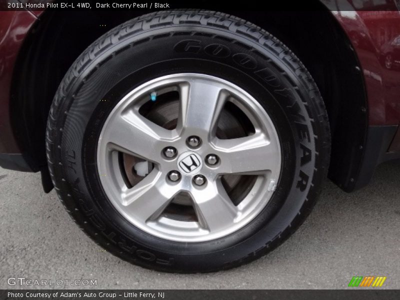 Dark Cherry Pearl / Black 2011 Honda Pilot EX-L 4WD