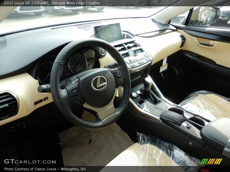 Eminent White Pearl / Creme 2017 Lexus NX 200t AWD